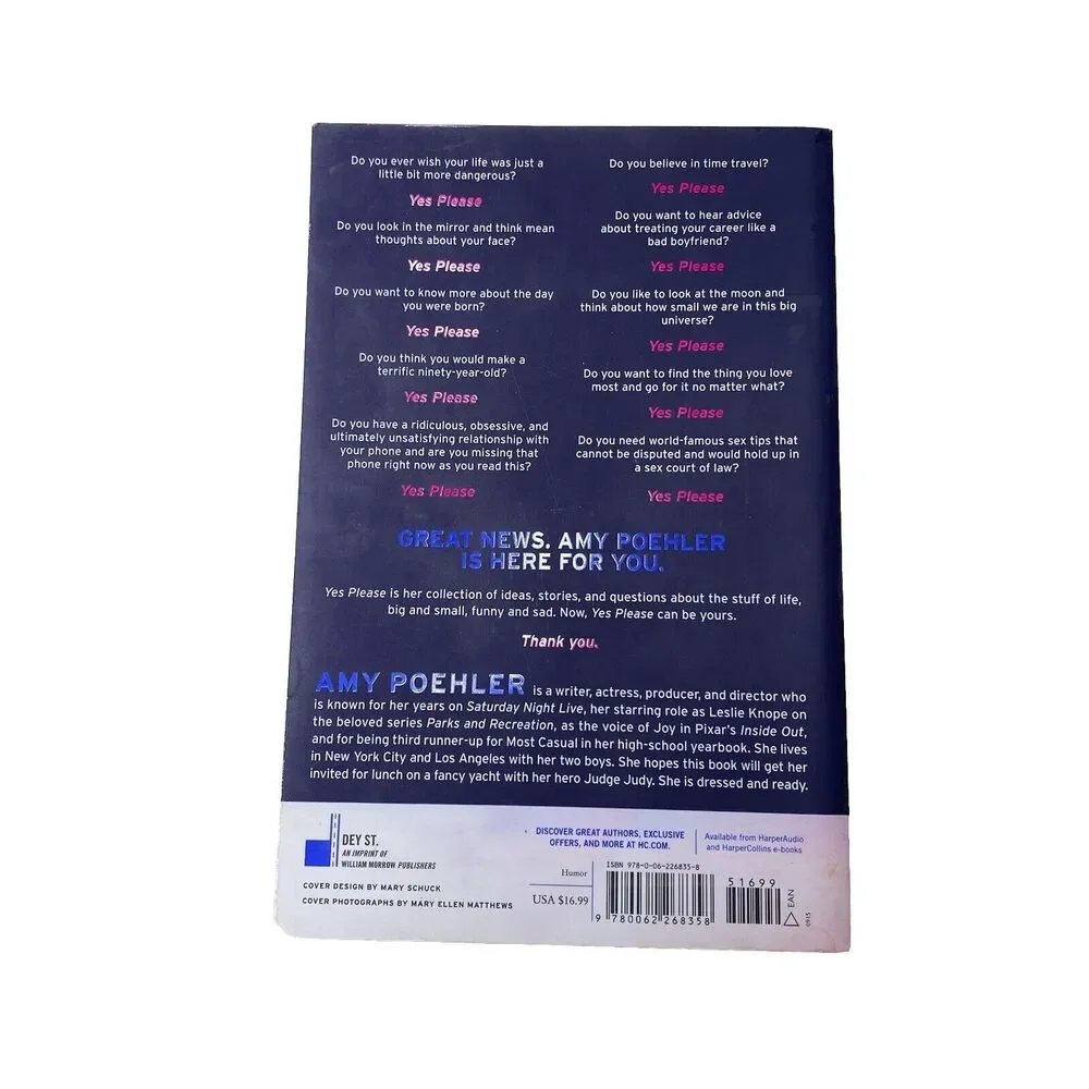 Yes Please - Paperback By Poehler, Amy Paperback Book VERY GOOD